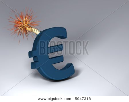 explodierende Euro