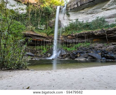 Deep Forest Waterfall