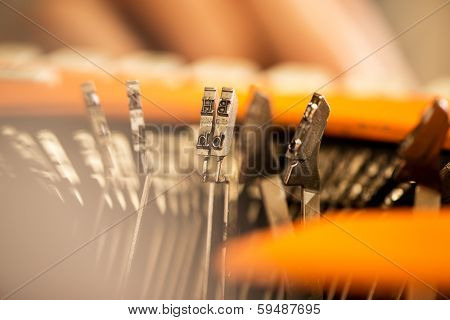 Typewriter detail