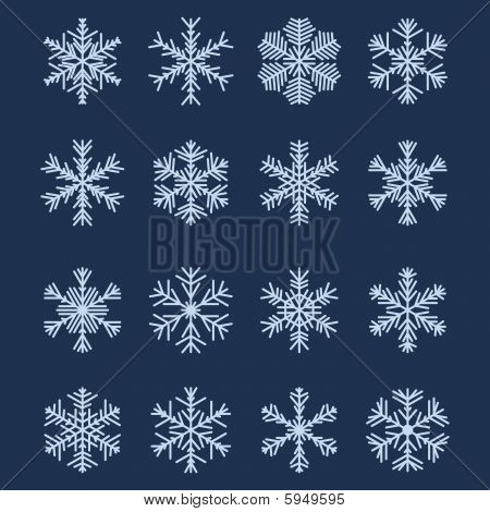 Forme semplici fiocco di neve