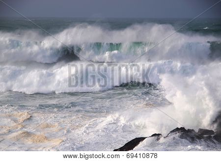 Storm In The Galician Coast