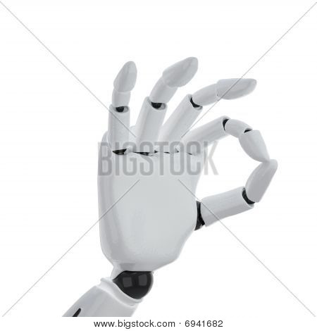 Bir 3D robot el veren 