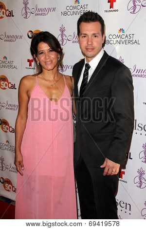 LOS ANGELES - AUG 1:  Jon Seda at the Imagen Awards at the Beverly Hilton Hotel on August 1, 2014 in Los Angeles, CA