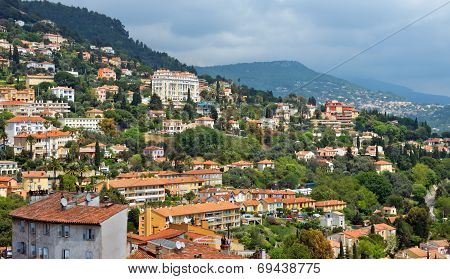 Grasse - Panoramic View Of Grasse Town