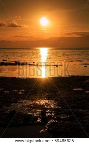 Tropical Island Sunset