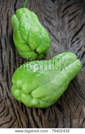 The Chayote (sechium Edule) Is A Vegetable