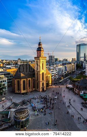 Aerial View Of Frankfurt