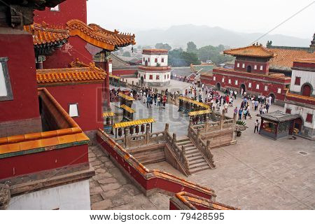 Famous Puning Temple In Chengde, China