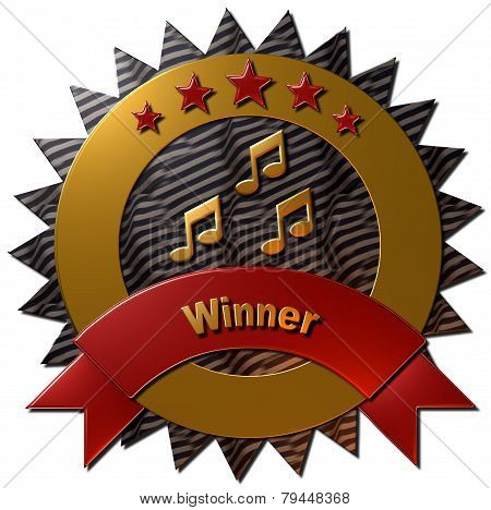 Music Winner Seal