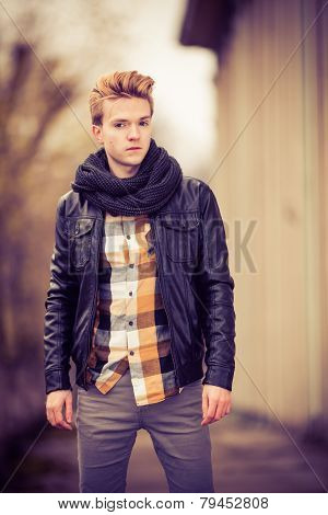 Handsome Fashionable Man Outdoor