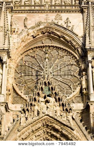 Katedralen Notre Dame Reims Champagne Frankrig