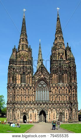 Lichfield Cathedral.