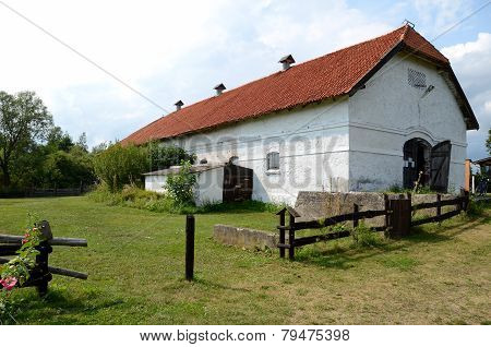 Old white stable