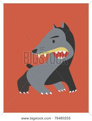 Angry dog