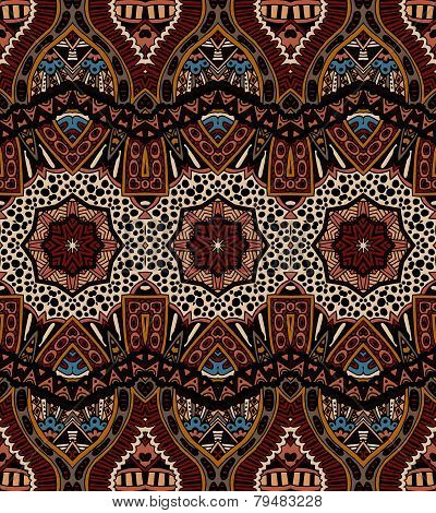 Vector abstract ethnic indian pattern tribal