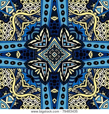 Ornamental Abstract Vector Seamless Background