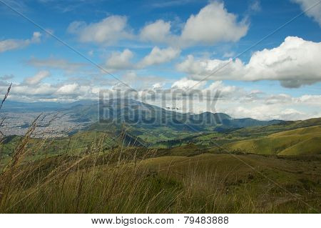 View of Quito from Above