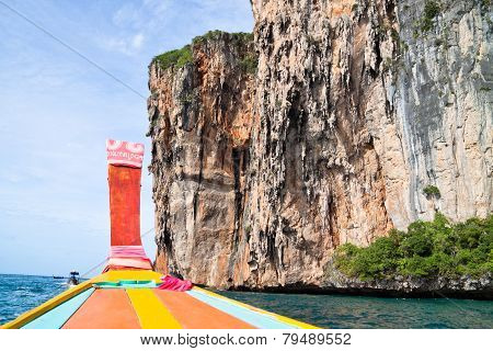 Along Cliffs at Phi Phi