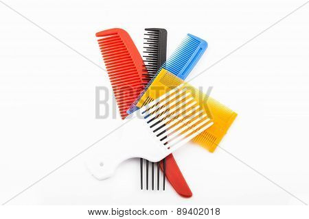 combs and scissors for hairdressers