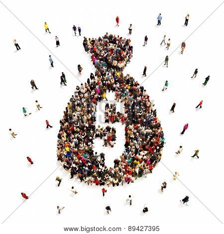 People making or saving money