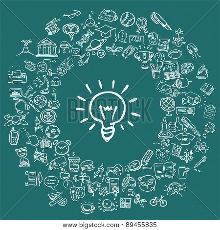 Doodle Education Icons