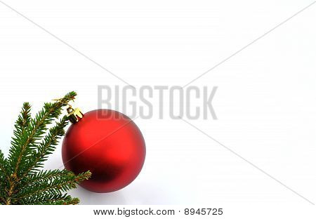 Palla di Natale rosso