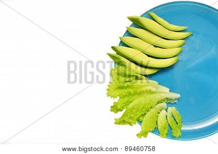 Plate With Vegetables
