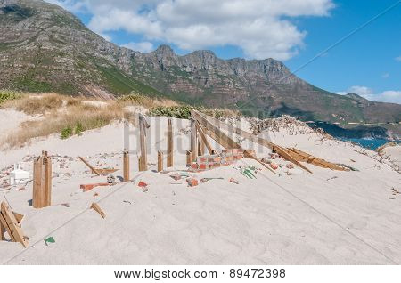 Old Police Station At Hout Bay Reclaimed By Sand