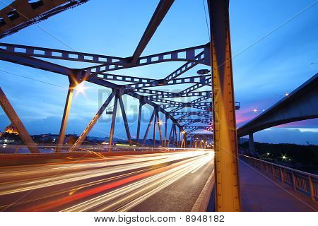car light trails