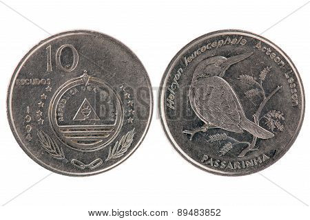 10 Escudos Coin From Cape Verde