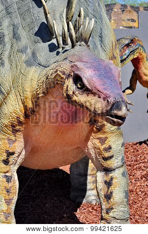 Realistic Model Of Dinosaur