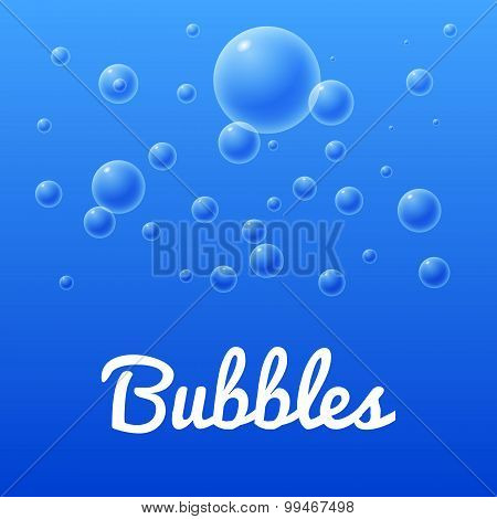 Aqua Sea Bubbles, Set Of Bubbles