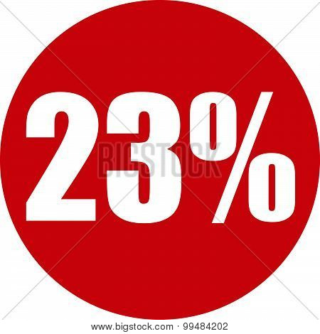 23 Percent Icon