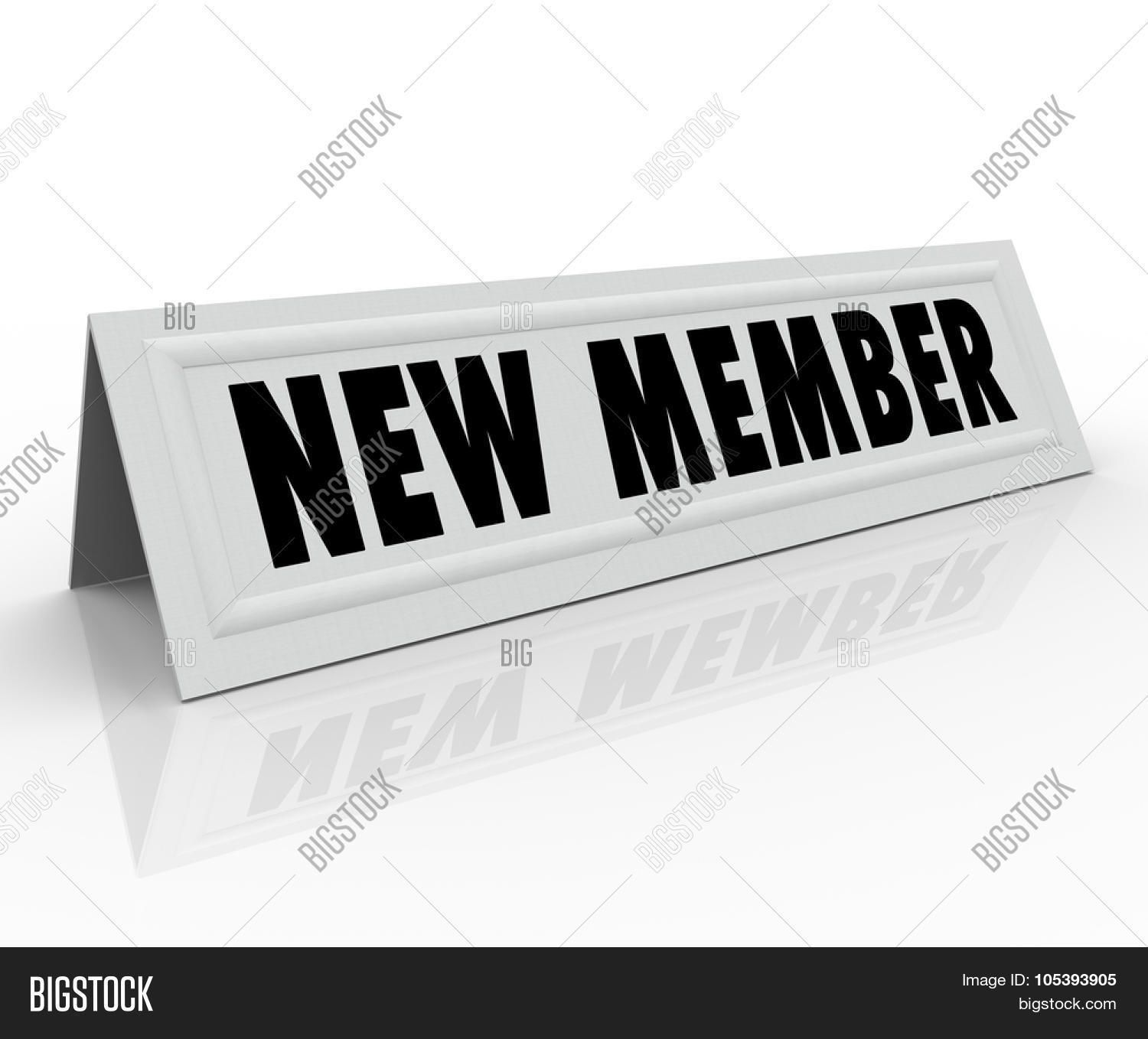 New Member Words On Image & Photo (Free Trial) Bigstock