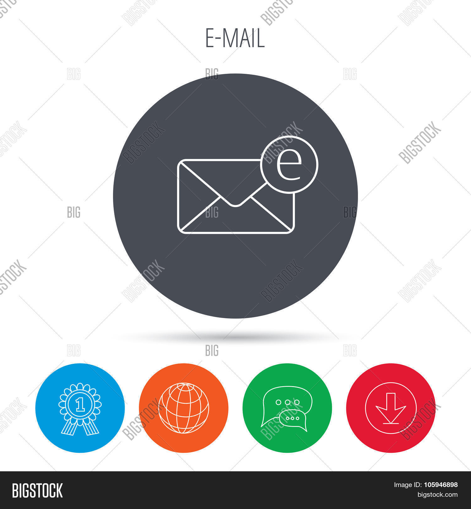 Envelope Mail Icon. Vector & Photo (Free Trial) Bigstock