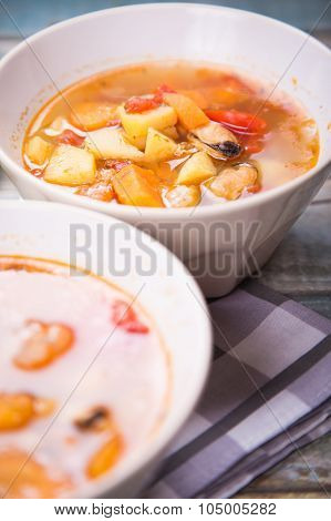 Soup With Mussels