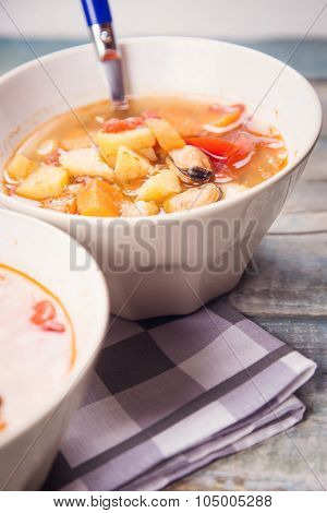Soup With Mussels