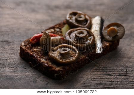 Open Sandwich Or Smorrebrod