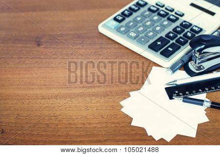 The Office Tools On Table
