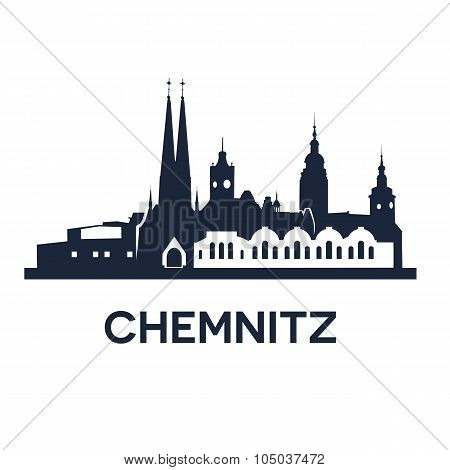 Chemnitz City Skyline