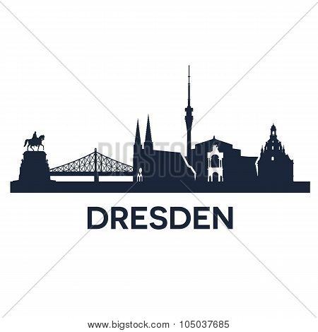 Dresden City Skyline