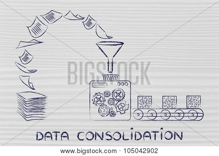 Data Consolidation: Factory Machines Turning Documents Into Organised Data