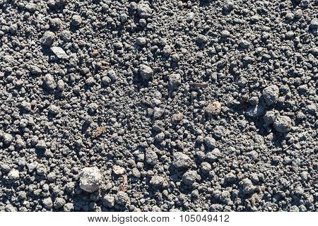 Loosened Soil Outdoors In Sunny Day