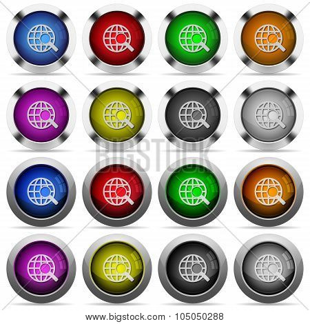 Set Of Color Web Search Web Buttons