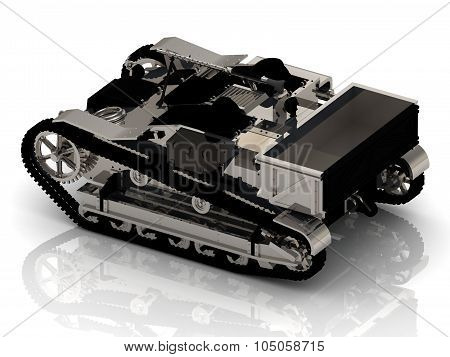 Fighting Millitary Silver Howitzer
