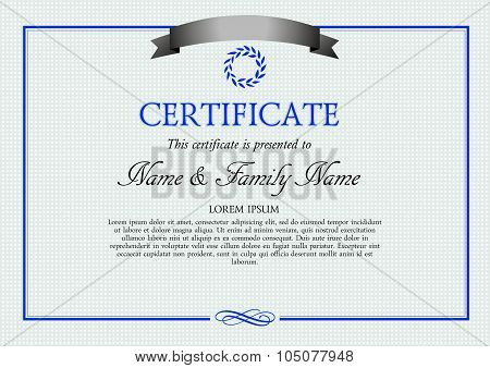 Vector template certificate