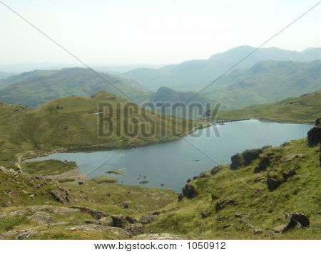 Secluded Mountainside Lake