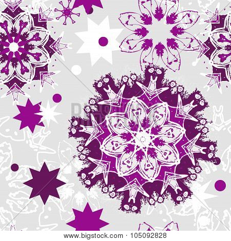 Vector seamless Christmas pattern.