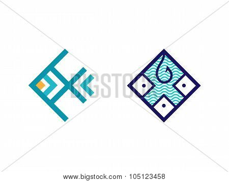 Vector Icon With Fish
