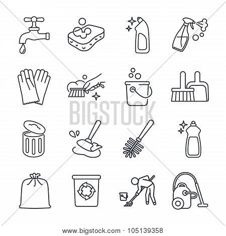 Cleaning outlines